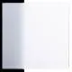 Bullseye Glass Translucent White Opalescent, Thin-rolled, 2mm COE90