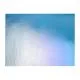 Bullseye Glass True Blue Transparent, Rainbow Iridescent, Thin-rolled, 2mm COE90