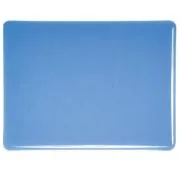 Bullseye Glass True Blue Transparent, Thin-rolled, 2mm COE90