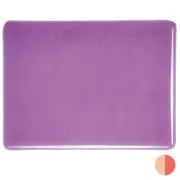 Bullseye Glass Violet Transparent, Thin-rolled, 2mm COE90