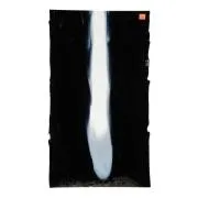 Bullseye Glass White & Black Cascade Streaky 3mm COE90