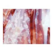 Bullseye Glass White, Burgundy, Mottle Mix, Single-rolled, 3mm, Non-Fusible