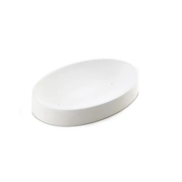 Bullseye Glass Mold #8536, Small Oval Dish 8.1
