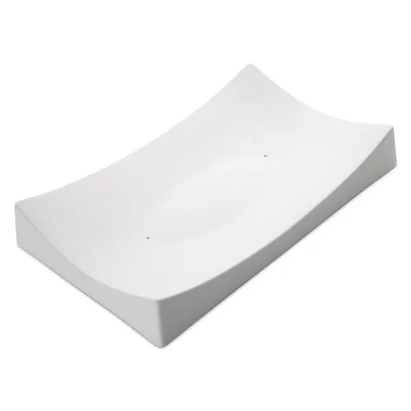 Bullseye Glass Mold #8924, Rectangular Slumper