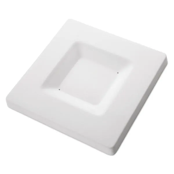 Bullseye Glass Mold #8985, Soft Edge Platter 9.1