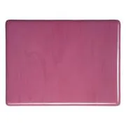 Bullseye Glass Pink Opalescent, Double-rolled, 3mm COE90