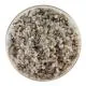 Bullseye Glass White Opal, Dark Brown Streaky Frit COE90