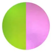 CBS Dichroic Coating Green/ Pink on Thin Black  COE96
