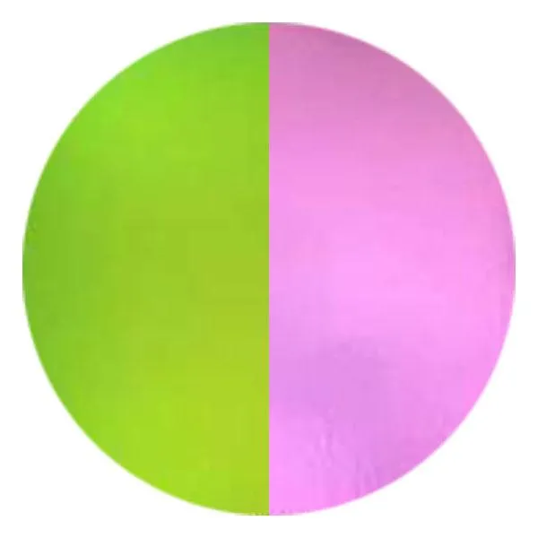 CBS Dichroic Coating Green/ Pink on Thin Clear  COE96