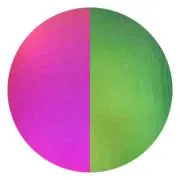 CBS Dichroic Coating Magenta/ Green on Thin Black Glass COE90