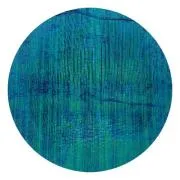 CBS Dichroic Coating Aqua on Black Fipple Glass COE90