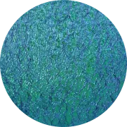 CBS Dichroic Coating Aqua on Black Ripple Glass COE96