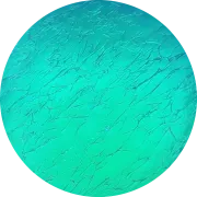 CBS Dichroic Coating Aqua on Oceanside Clear Krinkle Texture Glass COE96