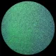 CBS Dichroic Coating Aqua on Wissmach Thin Black Dew Drop Textured Glass COE96