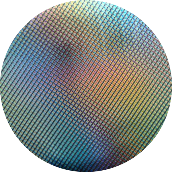 CBS Dichroic Coating Boxes 1 Pattern on Thin Black  Glass COE96
