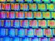 CBS Dichroic Coating Boxes 2 Pattern on Thin Black  Glass COE96