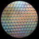 CBS Dichroic Coating Boxes 2 Pattern on Thin Black  Glass COE96