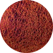 CBS Dichroic Coating Candy Apple Red on Black Ripple  COE96