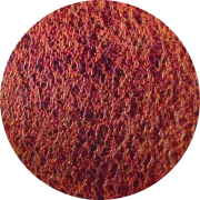 CBS Dichroic Coating Candy Apple Red on Clear Ripple  COE96