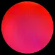 CBS Dichroic Coating Candy Apple Red on Thin Black  COE96
