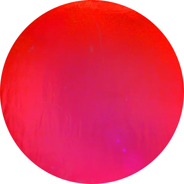 CBS Dichroic Coating Candy Apple Red on Thin Clear  COE96