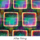 CBS Dichroic Coating Crinklized Boxes 2 Pattern on Thin Black Glass COE90