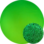 CBS Dichroic Coating Crinklized Emerald Green on Thin Clear  COE96