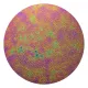 CBS Dichroic Coating Crinklized Green/ Magenta Blue Aurora Borealis Pattern on Thin Clear Glass COE90