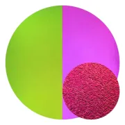 CBS Dichroic Coating Crinklized Green/ Magenta on Thin Black  COE96