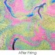 CBS Dichroic Coating Crinklized Violet Fusion Pattern on Thin Clear Glass COE90