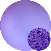 CBS Dichroic Coating Crinklized Violet on Thin Clear Glass COE90