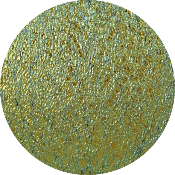 CBS Dichroic Coating Cyan/ Copper on Clear Ripple  COE96
