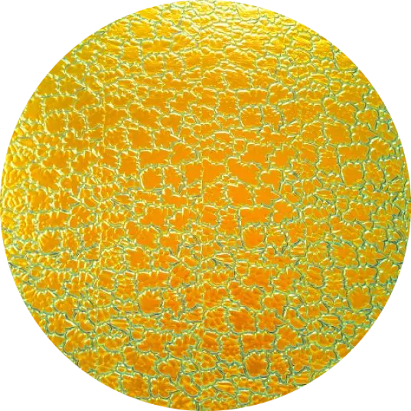 CBS Dichroic Coating Cyan/ Copper on Wissmach Thin Black Figure C Textured Glass COE96