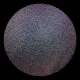 CBS Dichroic Coating Cyan/ Dark Dark Red on Wissmach Thin Black Hammered Texture Glass COE90