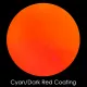 CBS Dichroic Coating Cyan/ Dark Red on Black Ripple Glass COE90