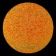 CBS Dichroic Coating Cyan/ Dark Red on Black Ripple Glass COE90