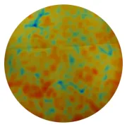 CBS Dichroic Coating Cyan/ Red Aurora Borealis Pattern on Thin Black Glass COE90