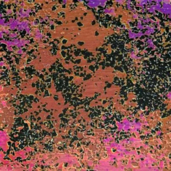CBS Dichroic Coating Double Splatter Pattern on Thin Black Glass COE90