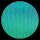 CBS Dichroic Coating Emerald Green on Wissmach Thin Black Aerolite Glass COE96