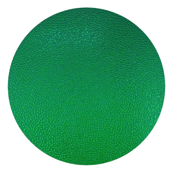 CBS Dichroic Coating Emerald Green on Wissmach Thin Black Hammered Texture Glass COE90