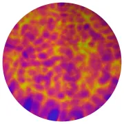CBS Dichroic Coating Green/ Magenta Aurora Borealis Pattern on Thin Clear Glass COE90