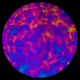 CBS Dichroic Coating Green/ Magenta Blue Aurora Borealis Pattern on Thin Black  Glass COE96