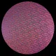 CBS Dichroic Coating Green/ Magenta Blue on Wissmach Thin Black Florentine Textured Glass COE96