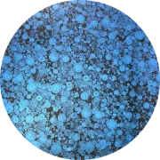 CBS Dichroic Coating Green/ Magenta Blue with Stell Timepieces Pattern Glass COE96