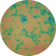 CBS Dichroic Coating Green/ Pink Aurora Borealis Pattern on Thin Clear Glass COE96