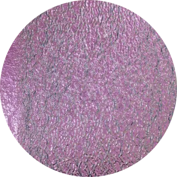 CBS Dichroic Coating Green/ Pink on Clear Ripple Glass COE96