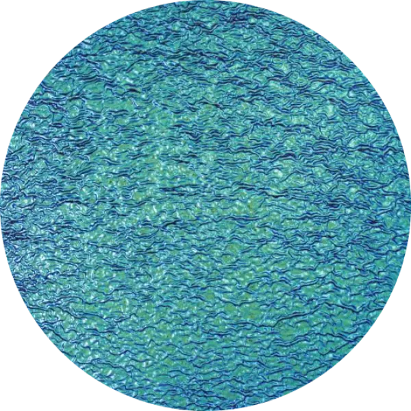 CBS Dichroic Coating Magenta/ Green on Clear Ripple Glass COE96