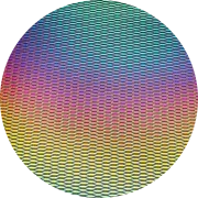 CBS Dichroic Coating Marquis 1 Pattern on Thin Black Glass COE90