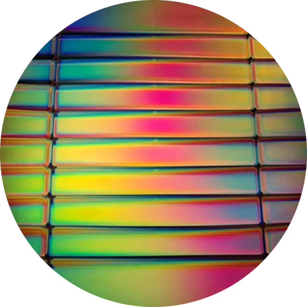CBS Dichroic Coating Mixture 1.5 Stripes Pattern on Thin Black Glass COE90
