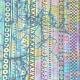 CBS Dichroic Coating Mixture Fusion with Stell Strips Pattern Glass COE96